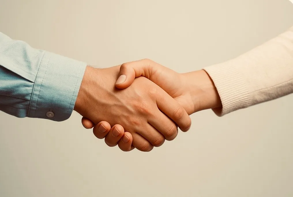 Claudi Schulz -  Tanz- und Bewegungstherapeutin, Kunsttherapeutin und psychologische Beraterin - Handschlag